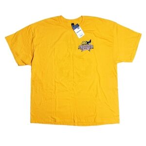 Klondike Kates Newark DE 40year Anniversary Mens Tshirt XXL Light Orange NWT